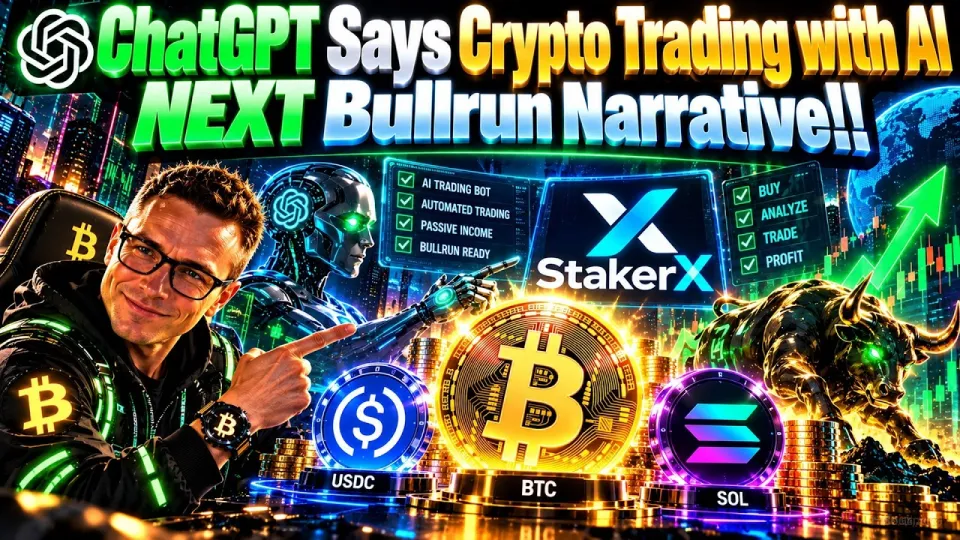 ChatGPT Says Crypto Trading with AI Next Big Bitcoin Bullrun Narrative!!! #stakerx